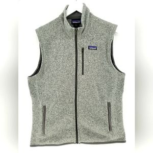 Patagonia Men's Better Sweater Fleece Vest Size Large Gray Full Zip
